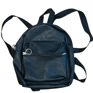 Black unisex Backpack